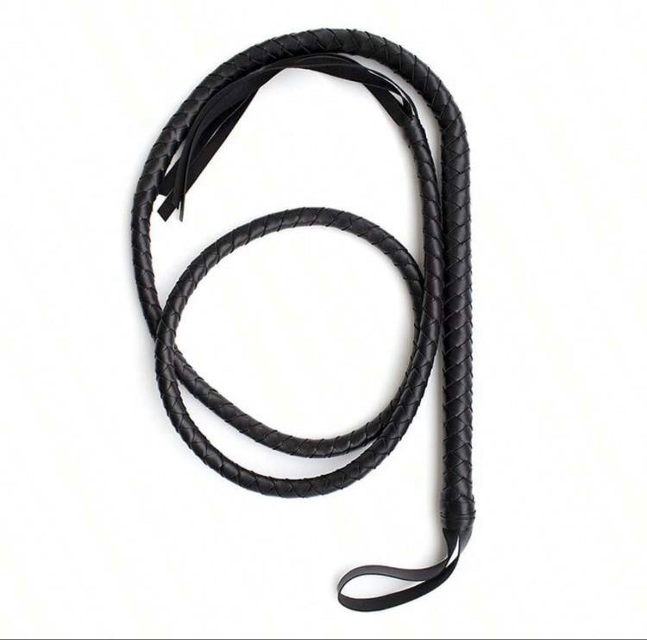 Braided Desire - Luxus Leder-Peitsche